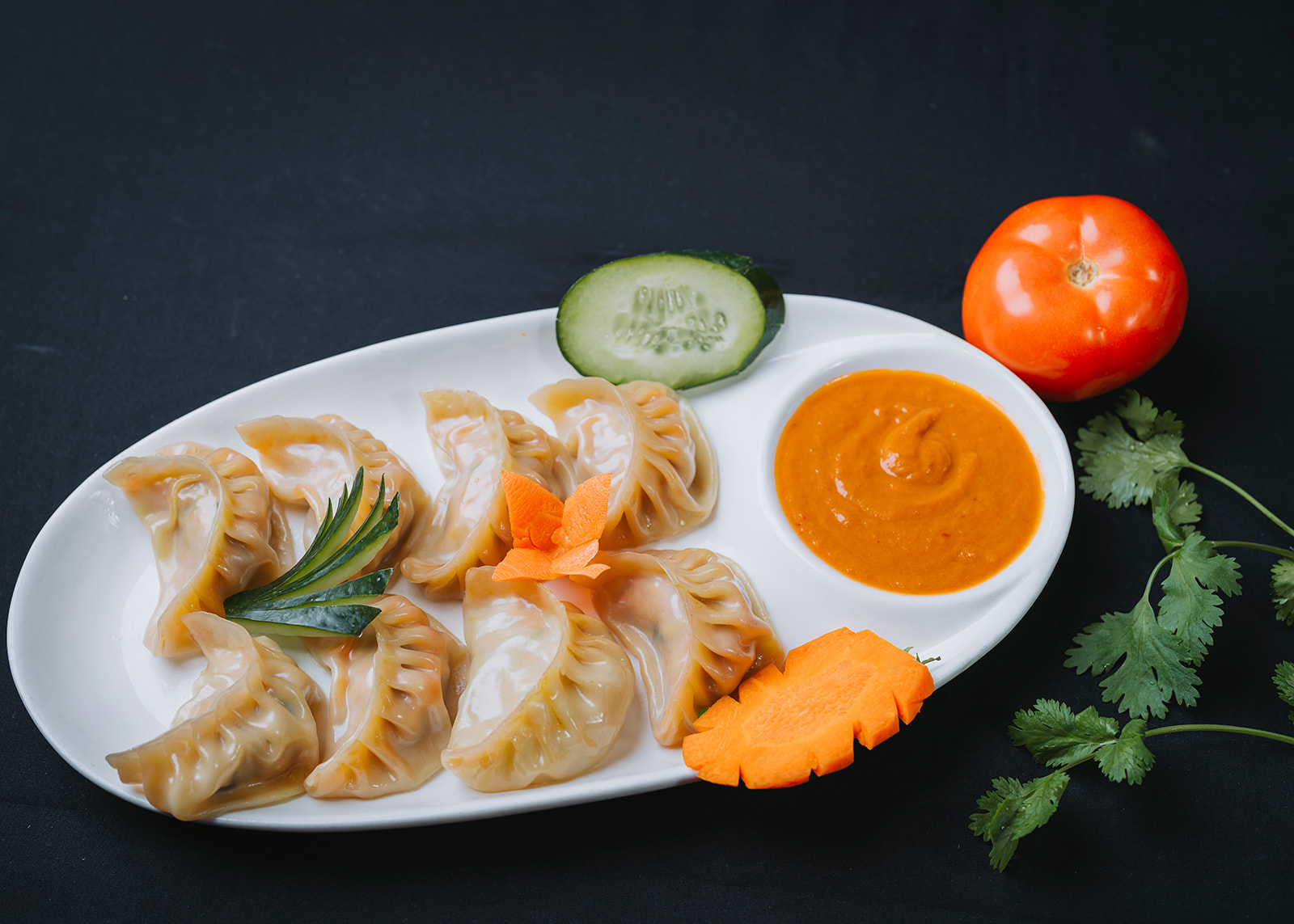 Vegetable Momo ( 8 Pcs)